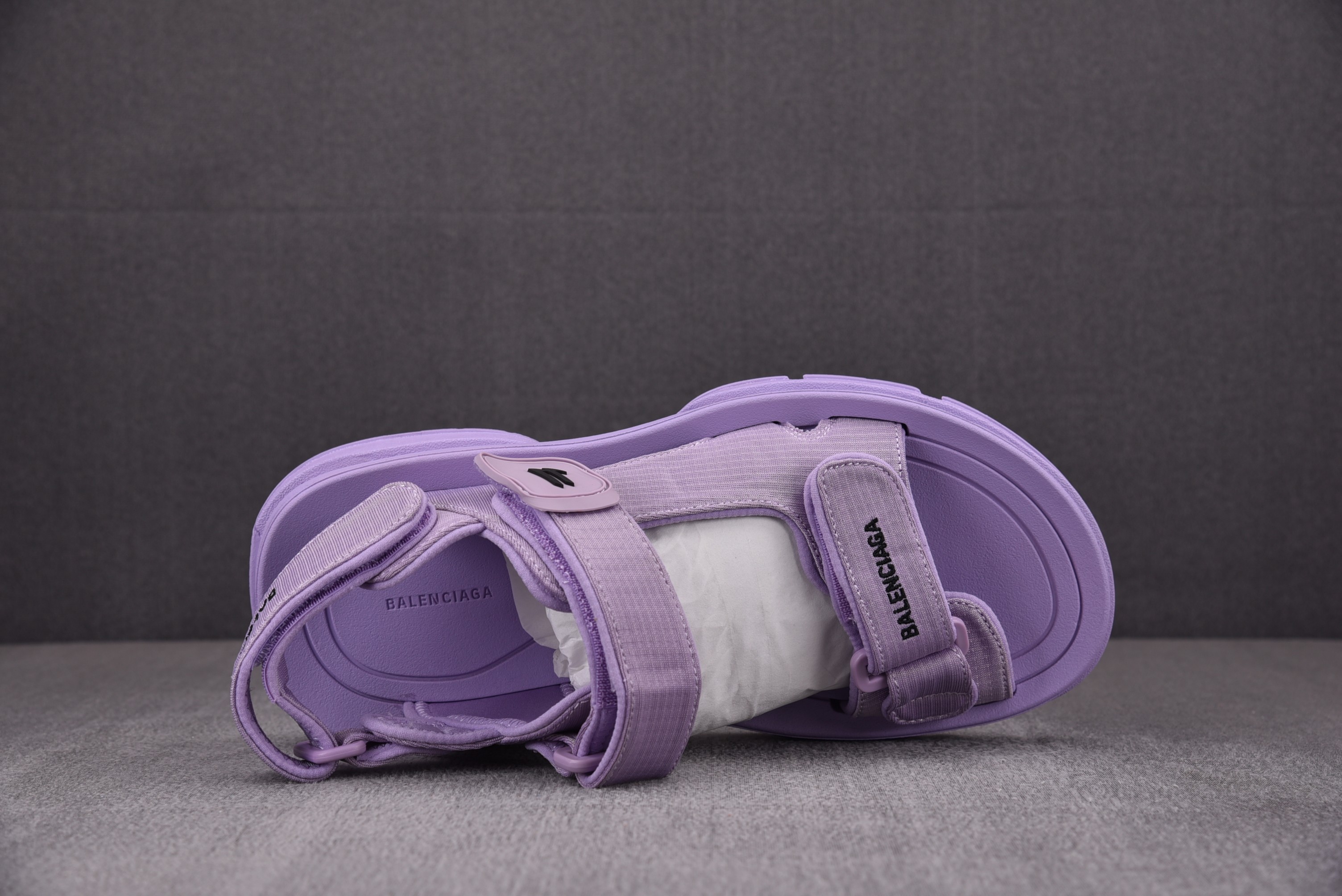 CY 발렌시아가 투어리스트 샌들 퍼플 Balenciaga Tourist Sandals army purple